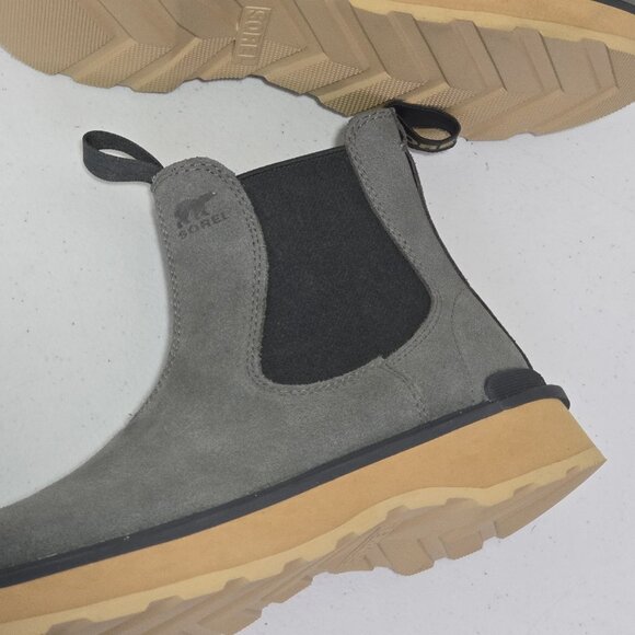 Sorel Hi-Line Chelsea Waterproof Boots GreyWomen's Sz 9.5 - Picture 10 of 16